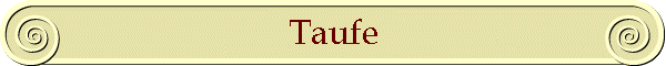 Taufe